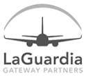 LaGuardia airport logo.